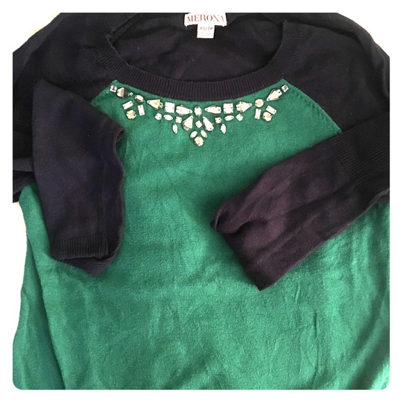 Merona sweater (XS) with gem stones. - Picture 1 of 2